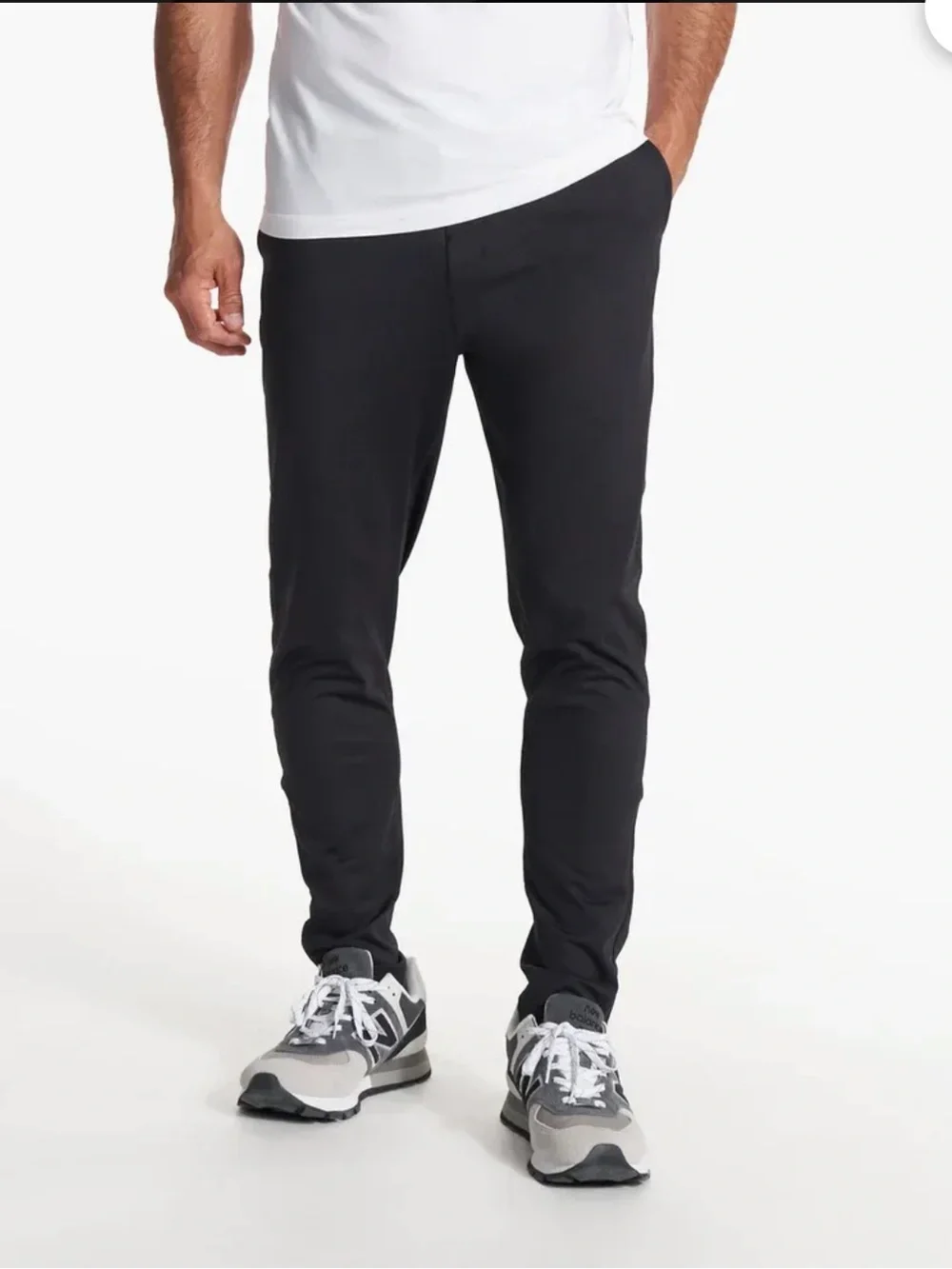 Vuori Sunday Performance Track Pant 2.0 Black Sz Medium